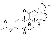 3alpha-hydroxy-5beta-pregn-16-ene-11,20-dione 3-acetate CAS#: 4970-39-2