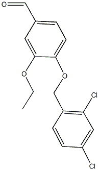 4-[(2,4-dichlorophenyl)methoxy]-3-ethoxybenzaldehyde CAS#: 331464-01-8