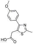 [4-(4-METHOXY-PHENYL)-2-METHYL-THIAZOL-5-YL]-ACETIC ACID CAS#: 553629-28-0