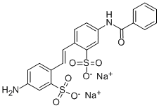 4-AMINO-4'-BENZAMIDOSTILBENE-2,2'-DISULFONIC ACID, DISODIUM SALT CAS#: 40301-06-2