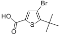 4-Bromo-5-(1,1-dimethylethyl)-2-thiophenecarboxylicacid CAS#: 40196-86-9