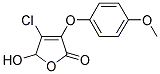 4-CHLORO-5-HYDROXY-3(4-METHOXYPHENOXY)-2(5H)-FURANONE CAS#: 42190-28-3