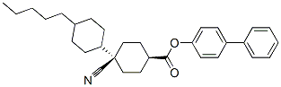 4-Cyano-4'-biphenylyl trans-4-(4-pentylcyclohexyl)-1-cyclohexanecarboxylate CAS#: 82492-43-1