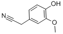 4-HYDROXY-3-METHOXYPHENYLACETONITRILE CAS#: 4468-59-1