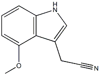 4-Methoxyindole-3-Acetonitrile CAS#: 4837-74-5