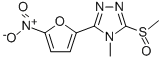 4-Methyl-3-(methylsulfinyl)-5-(5-nitrofuran-2-yl)-4H-1,2,4-triazole CAS#: 41834-21-3