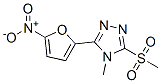 4-Methyl-3-(methylsulfonyl)-5-(5-nitrofuran-2-yl)-4H-1,2,4-triazole CAS#: 41735-56-2