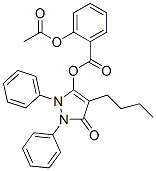 4-butyl-2,5-dihydro-5-oxo-1,2-diphenyl-1H-pyrazol-3-yl 2-(acetyloxy)benzoate CAS#: 42177-40-2