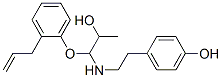 4-hydroxyphenethylamino-3-(2-allyl)phenoxypropan-2-ol CAS#: 70580-01-7