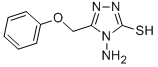 4-triazole-3-thione,2,4-dihydro-4-amino-5-(phenoxymethyl)-3h-2 CAS#: 4461-15-8