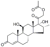 11β,17,21-Trihydroxy-16α-methyl-pregn-4-ene-3,20-dione 21-Acetate CAS#: 41020-56-8