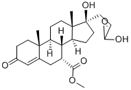 (17R)-17-Hydroxy-3-oxopregn-4-ene-7α,21-dicarboxylic acid 7-methyl ester CAS#: 41020-68-2