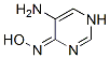 4(1H)-Pyrimidinone, 5-amino-, oxime (9CI) CAS#: 40642-23-7