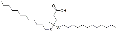 4,4-Bis(dodecylthio)pentanoic acid CAS#: 4200-61-7
