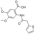 4,5-DIMETHOXY-2-(2-THIOPHEN-2-YL-ACETYLAMINO)-BENZOIC ACID CAS#: 332163-07-2