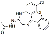 5-(2-Chlorophenyl)-7-chloro-1,3-dihydro-1,4-benzodiazepin-2-one, acety l hydrazone CAS#: 41837-74-5