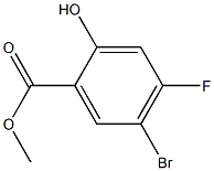 5-BroMo-4-fluoro-2-hydroxy-benzoic acid Methyl ester CAS#: 4133-72-6