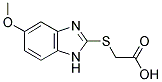 (5-METHOXY-1 H-BENZOIMIDAZOL-2-YLSULFANYL)-ACETIC ACID CAS#: 4813-87-0