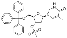 5'-O-TRITYL-3'-O-MESYLTHYMIDINE CAS#: 42214-24-4