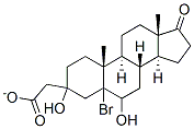 5-bromo-3,6-dihydroxyandrostan-17-one-3-acetate CAS#: 4229-69-0