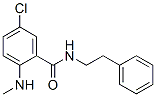 5-chloro-2-methylamino-N-phenethylbenzamide CAS#: 4927-80-4