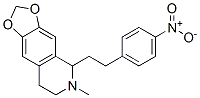 5,6,7,8-Tetrahydro-6-methyl-5-(4-nitrophenethyl)-1,3-dioxolo[4,5-g]isoquinoline CAS#: 63937-39-3