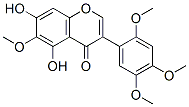 5,7-Dihydroxy-2',4',5',6-tetramethoxyisoflavone CAS#: 4935-92-6