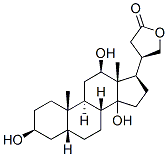 (5beta)-3beta,12beta,14-trihydroxycardanolide CAS#: 4442-12-0