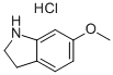 6-METHOXY-2,3-DIHYDRO-1H-INDOLE HYDROCHLORIDE CAS#: 4770-41-6