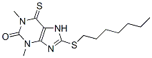 6,7-Dihydro-1,3-dimethyl-8-(heptylthio)-6-thioxo-1H-purin-2(3H)-one CAS#: 4791-39-3