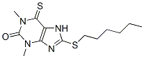 6,7-Dihydro-1,3-dimethyl-8-(hexylthio)-6-thioxo-1H-purin-2(3H)-one CAS#: 4791-38-2