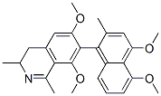 7-(4,5-Dimethoxy-2-methyl-1-naphthalenyl)-3,4-dihydro-6,8-dimethoxy-1,3-dimethylisoquinoline CAS#: 41787-65-9
