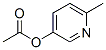 Acetic acid 6-methyl-3-pyridyl ester CAS#: 4842-89-1