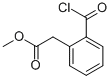 Benzeneacetic acid, 2-(chlorocarbonyl)-, methyl ester (9CI) CAS#: 356558-47-9