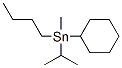 Butylcyclohexyl(methyl)(1-methylethyl)stannane CAS#: 41728-47-6