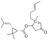 Cyclopropanecarboxylic acid, 2,2-dimethyl-3-(2-methyl-1-propenyl)-, (1S)-2-methyl-4-oxo-3-(2Z)-2-pentenyl-2-cyclopenten-1-yl ester, (1R,3R)- CAS#: 4466-14-2