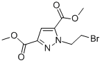 DIMETHYL 1-(2-BROMOETHYL)-1H-PYRAZOLE-3,5-DICARBOXYLATE CAS#: 163213-29-4
