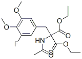 Diethyl 2-(acetylamino)-2-(3-fluoro-4,5-dimethoxybenzyl)malonate CAS#: 42877-14-5