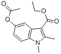 Ethyl 5-acetyloxy-1,2-dimethylindole-3-carboxylate CAS#: 40945-79-7
