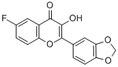 FLAVONE, 6-FLUORO-3-HYDROXY-3',4'-(METHYLENEDIOXY)- CAS#: 4257-54-9