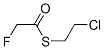 Fluorothioacetic acid S-(2-chloroethyl) ester CAS#: 406-27-9