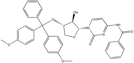 N-[1-[(2R,3R,4S)-4-[Bis(4-methoxyphenyl)phenylmethoxy]tetrahydro-3-hydroxy-2-furanyl]-1,2-dihydro-2-oxo-4-pyrimidinyl]-benzamide CAS#: 325683-91-8