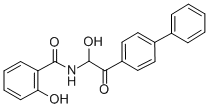 N-(2-(1,1'-Biphenyl)-4-yl-1-hydroxy-2-oxoethyl)-2-hydroxybenzamide CAS#: 42177-46-8