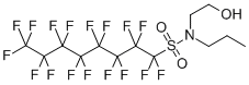 N-(2-HYDROXYETHYL)-N-PROPYL-1,1,2,2,3,3,4,4,5,5,6,6,7,7,8,8,8-HEPTADECAFLUOROOCTANESULFONAMIDE CAS#: 4236-15-1