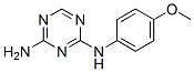 N-(4-METHOXYPHENYL)-1,3,5-TRIAZINE-2,4-DIAMINE CAS#: 4460-15-5