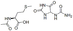 N-acetyl-DL-methionine, compound with (2,5-dioxo-4-imidazolidine)urea (1:1) CAS#: 4207-40-3