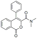 N,N-Dimethyl-1-oxo-4-phenyl-1H-2-benzopyran-3-carboxamide CAS#: 41056-55-7