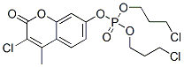 Phosphoric acid 3-chloro-4-methyl-2-oxo-2H-1-benzopyran-7-yl=bis(3-chloropropyl) ester CAS#: 4467-21-4