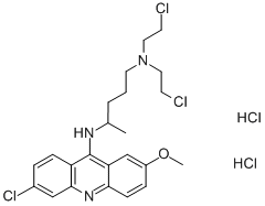 QUINACRINE MUSTARD DIHYDROCHLORIDE CAS#: 4213-45-0