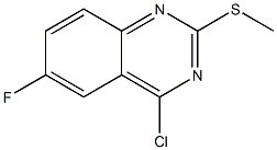 QUINAZOLINE, 4-CHLORO-6-FLUORO-2-(METHYLTHIO)- CAS#: 864293-08-3